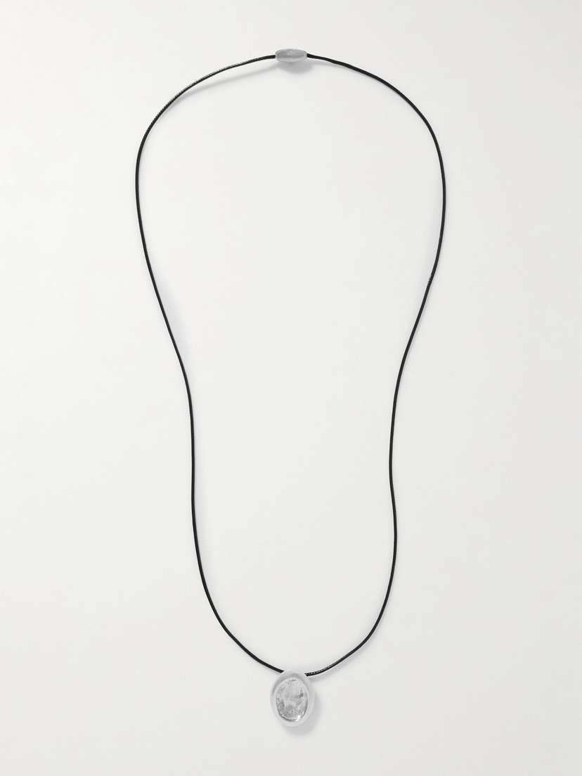 YSSO Aesop Sterling Silver And Cord Necklace