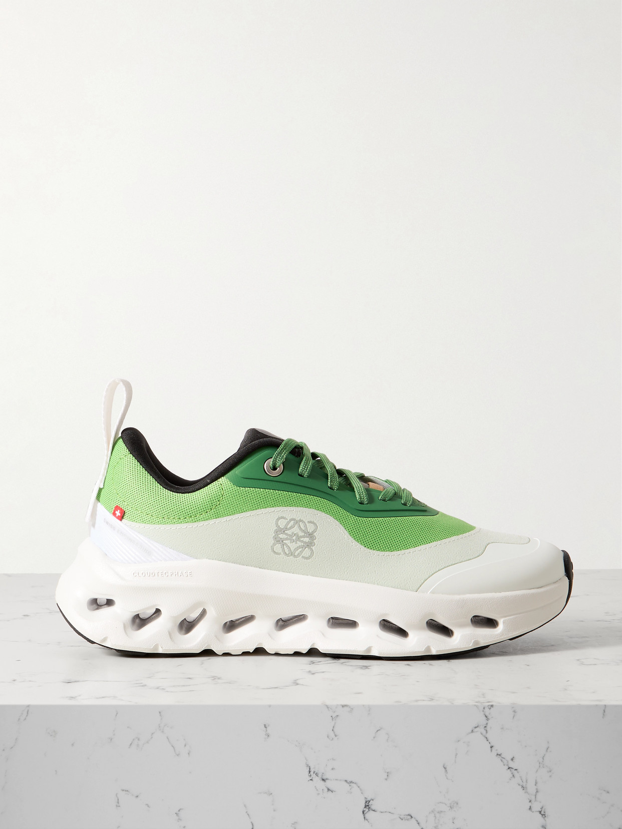 Loewe - + On Cloudtilt 2.0 Stretch Recycled-knit Sneakers - Green