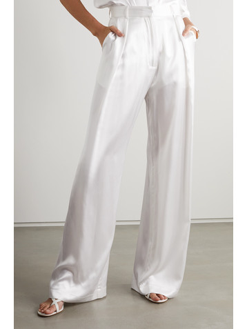 Michael Lo Sordo Boy silk-satin wide-leg pants