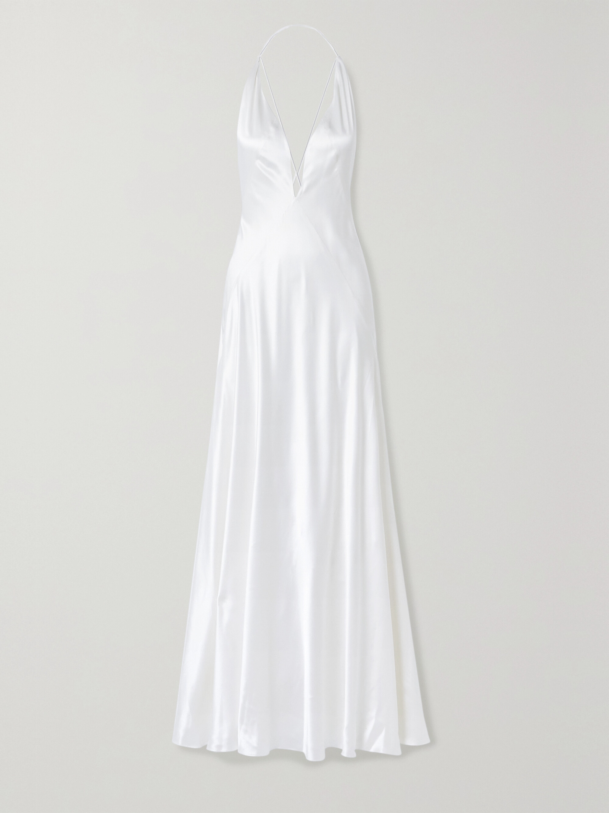 Michael Lo Sordo Alexandra silk-satin gown