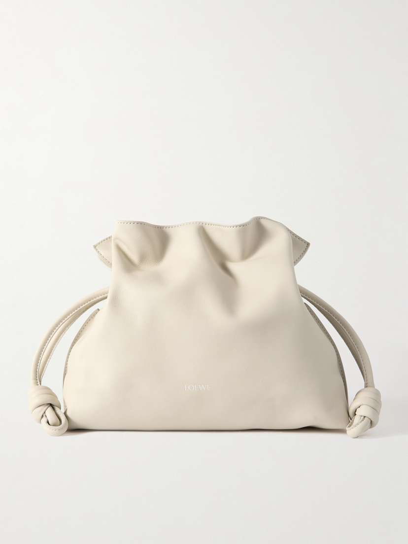 Loewe Flamenco Leather Clutch