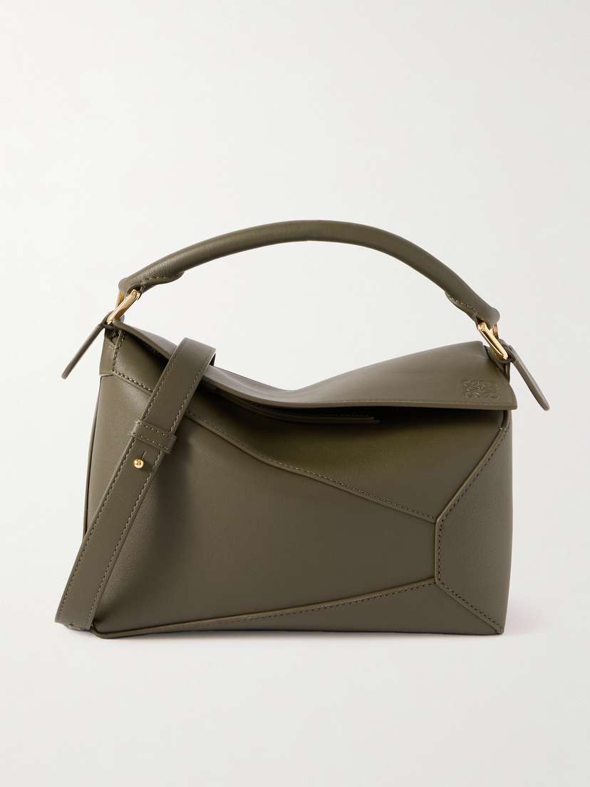 Loewe Puzzle Edge Small Textured-leather Shoulder Bag