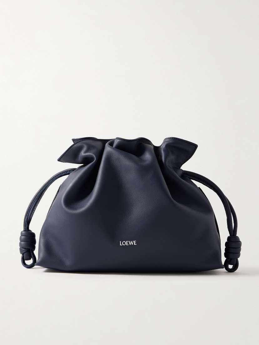 Loewe Flamenco Leather Clutch