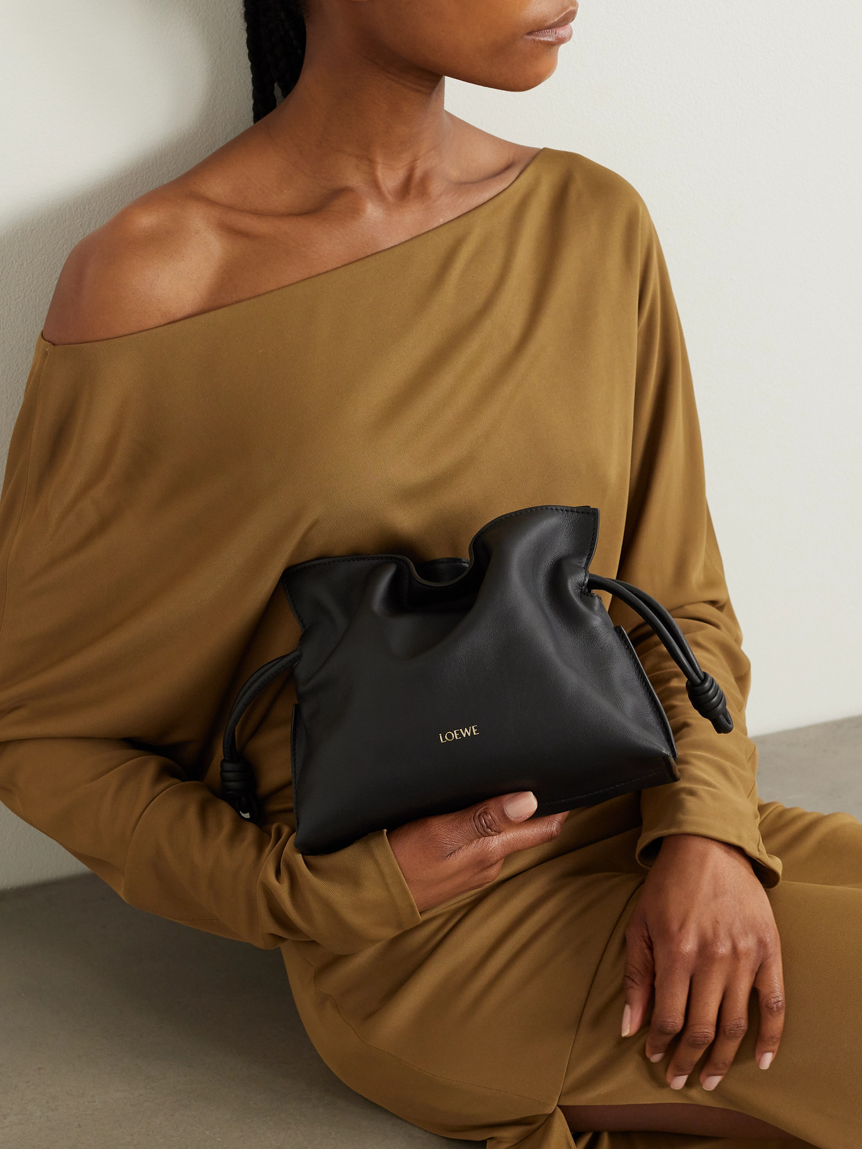 Flamenco Mini Leather Clutch