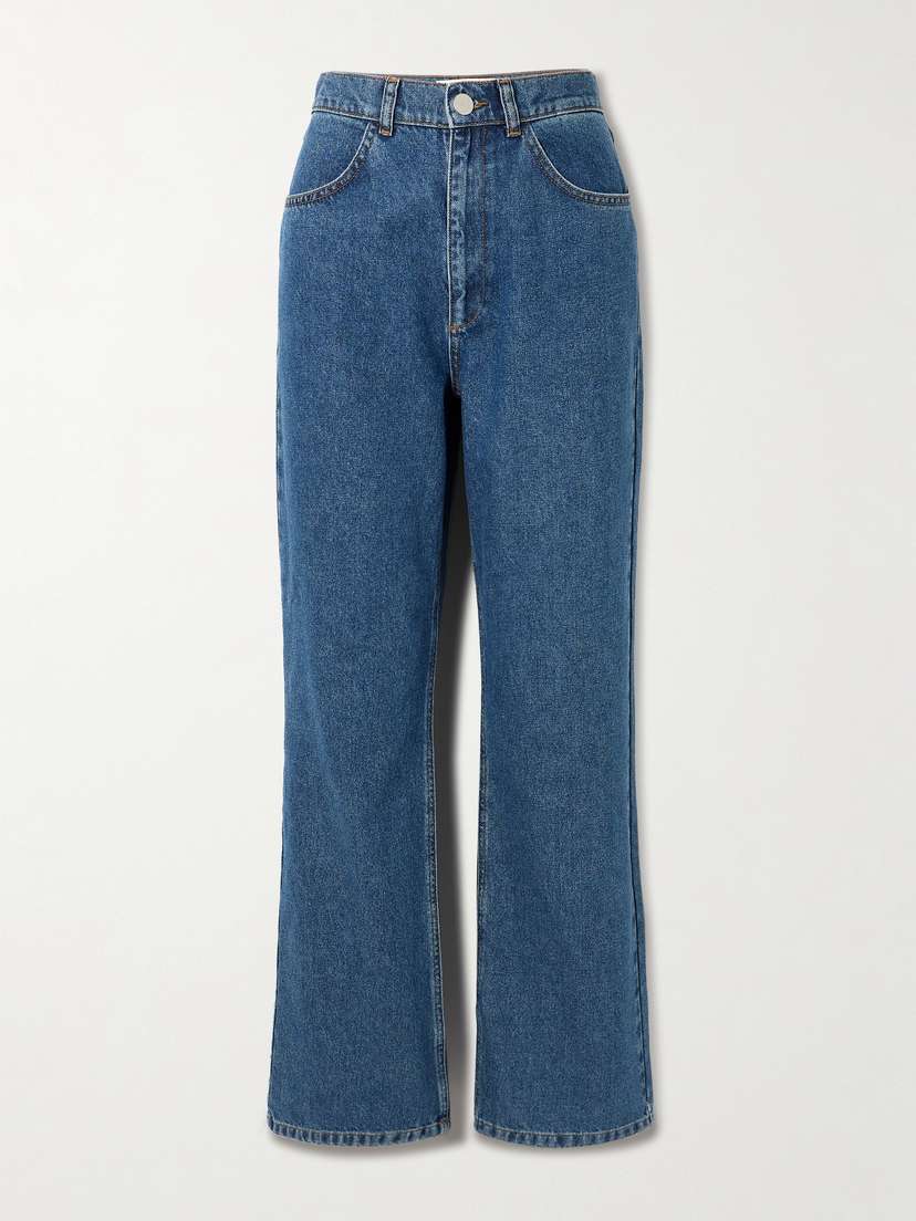 RÓHE High-rise Straight-leg Jeans