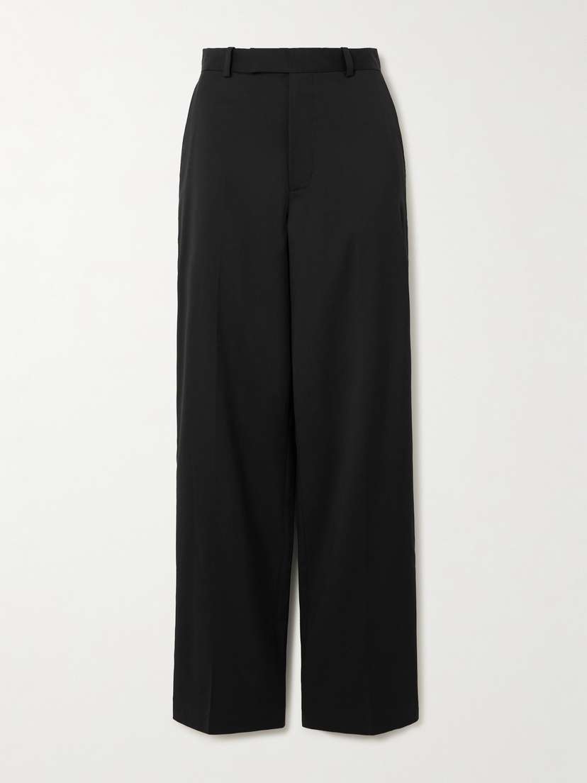 RÓHE Wool And Mohair-blend Crepe Straight-leg Pants