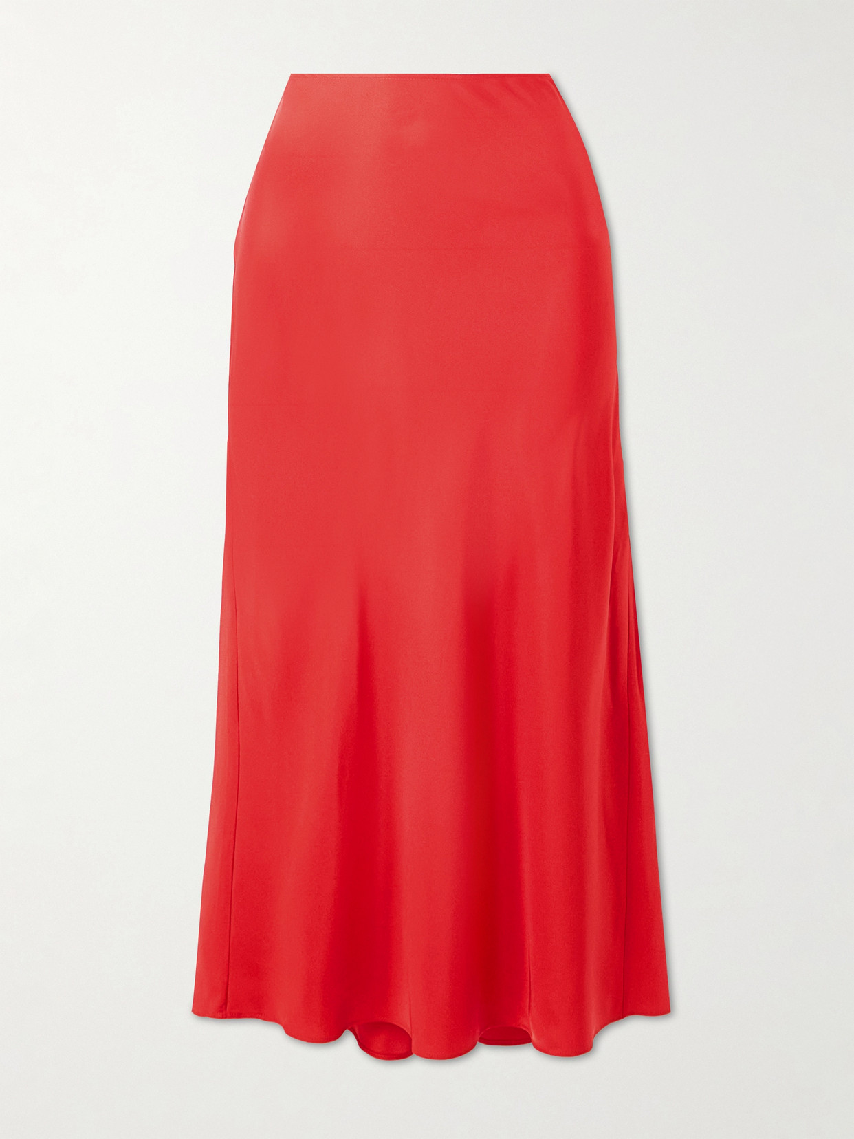 Rohe Róhe Silk Maxi Skirt In Red