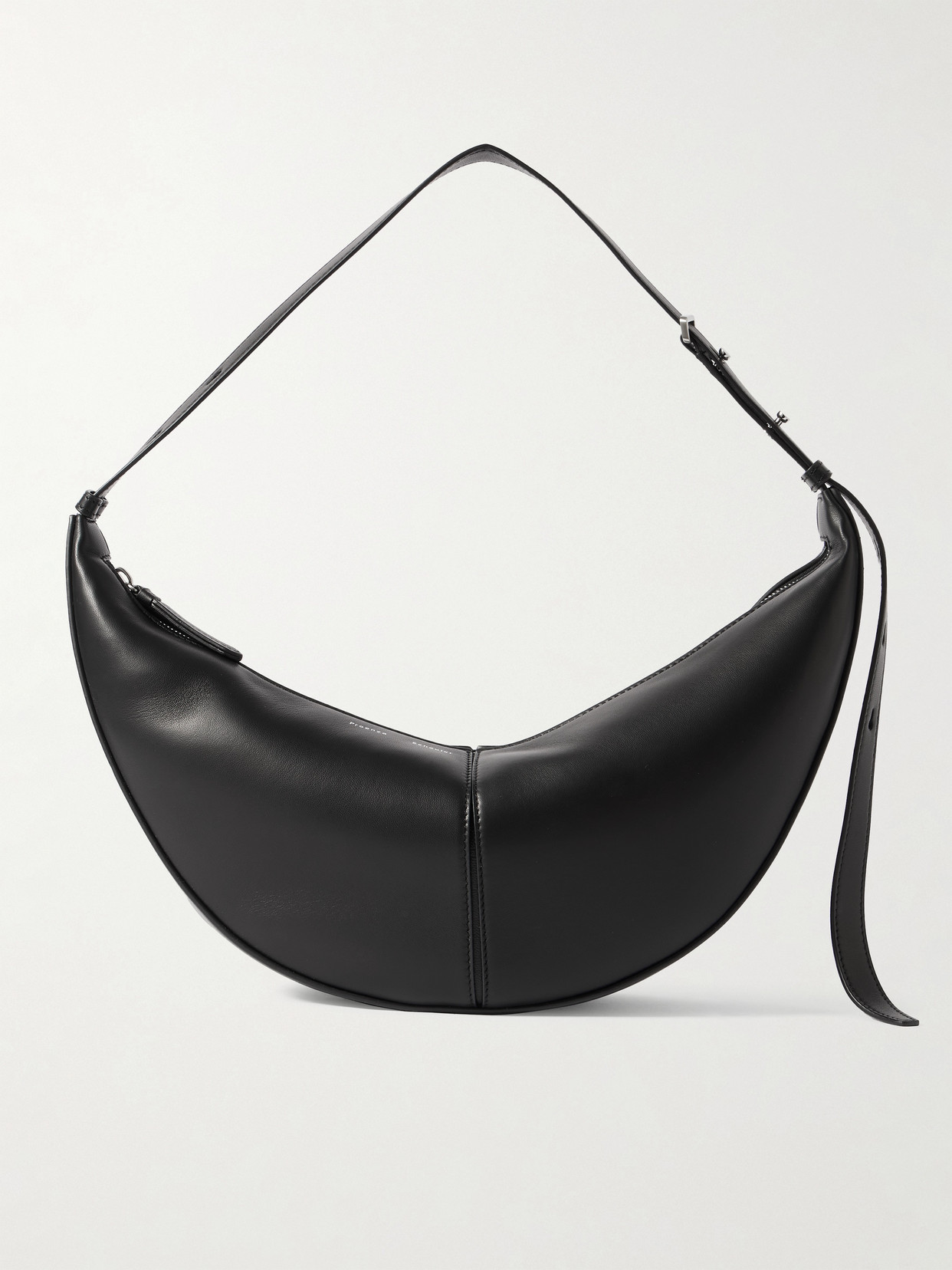 Proenza Schouler Slide Paneled Leather Shoulder Bag In Black