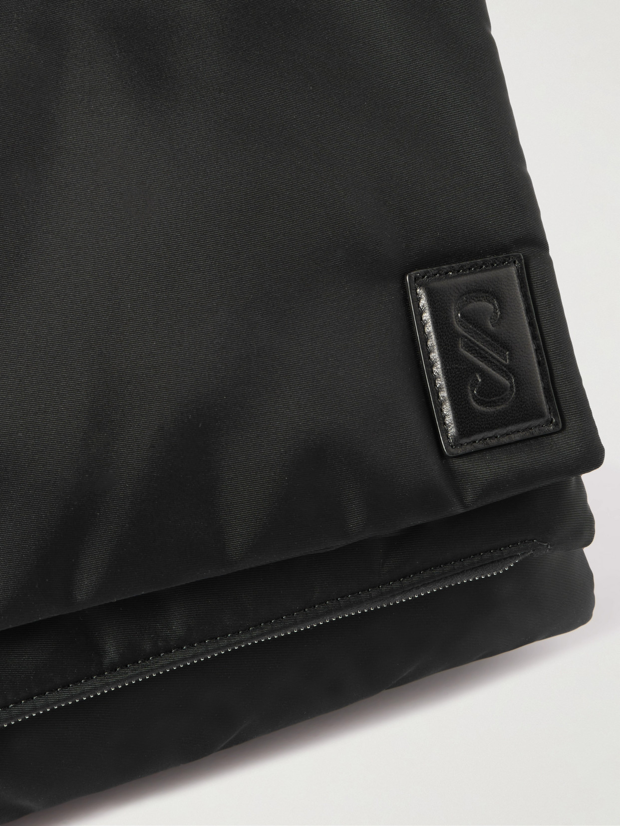 PROENZA SCHOULER CITY PADDED LEATHER-TRIMMED SHELL SHOULDER BAG