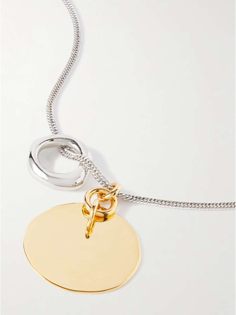 Jil Sander And Gold-tone Necklace