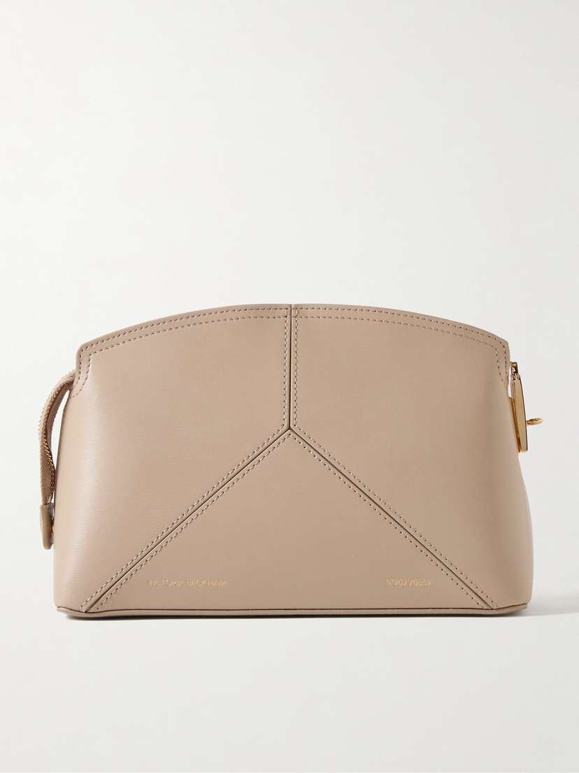Victoria Beckham Victoria Small Paneled Leather Clutch