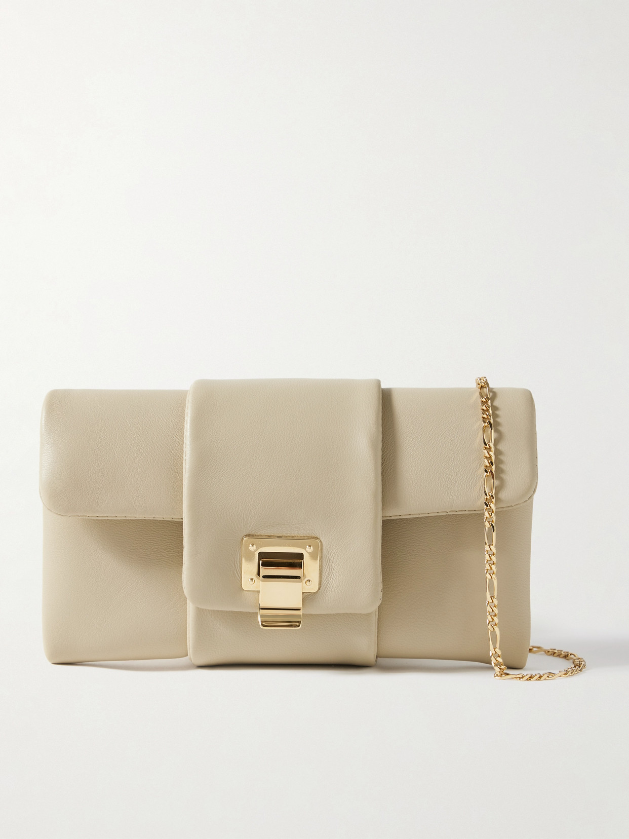 Proenza Schouler - Flip Leather Shoulder Bag - Brown