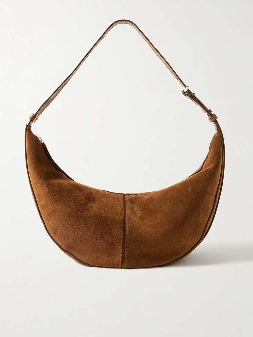 Proenza Schouler Slide Paneled Suede Shoulder Bag