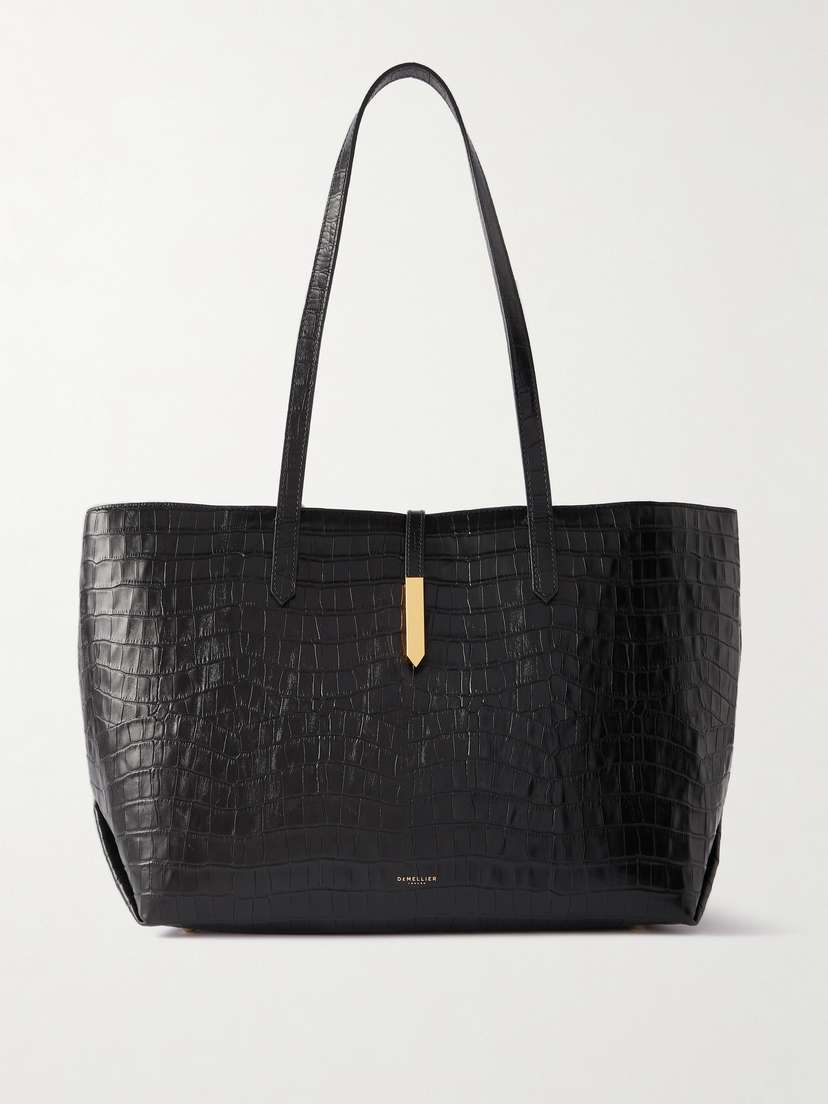 DeMellier Tokyo Large Croc-effect Leather Tote