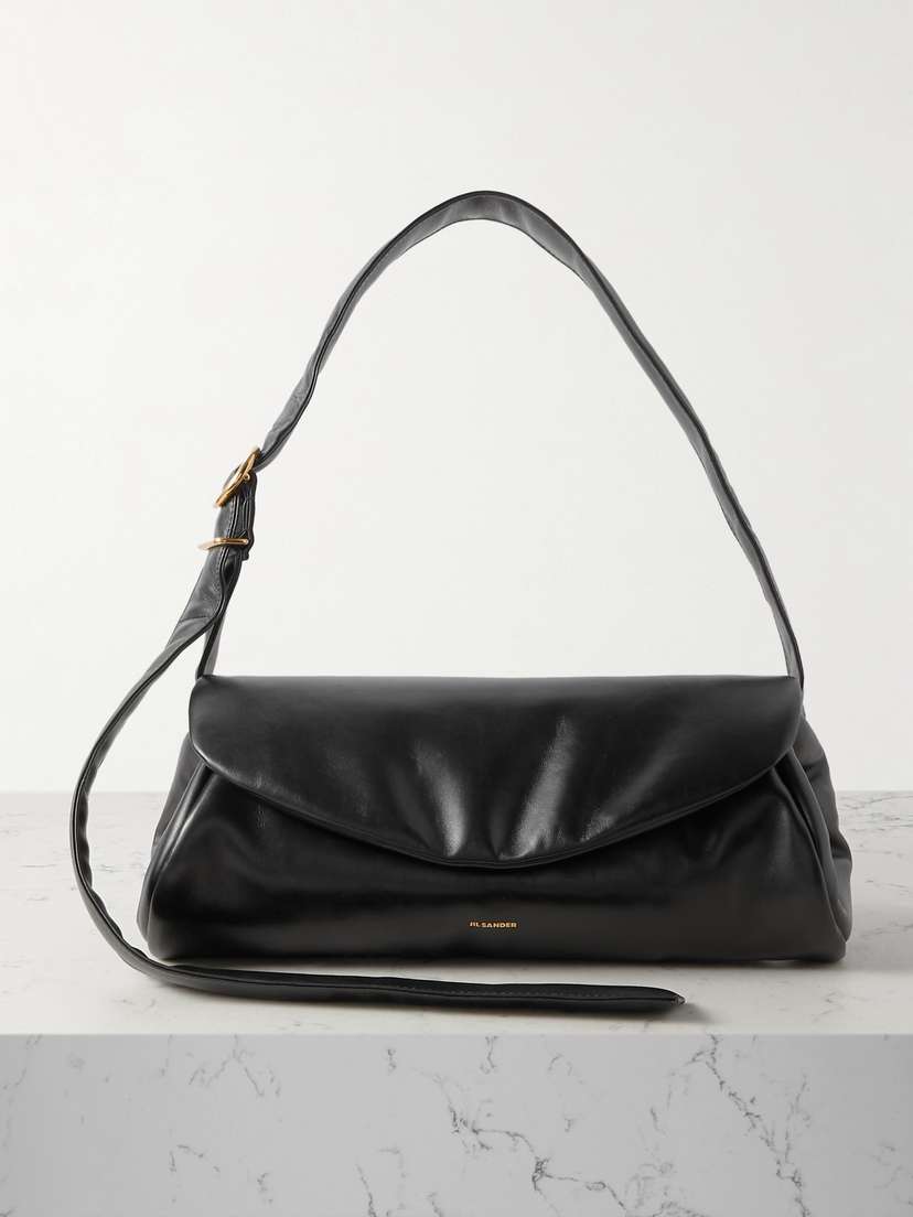 Jil Sander Padded Leather Shoulder Bag