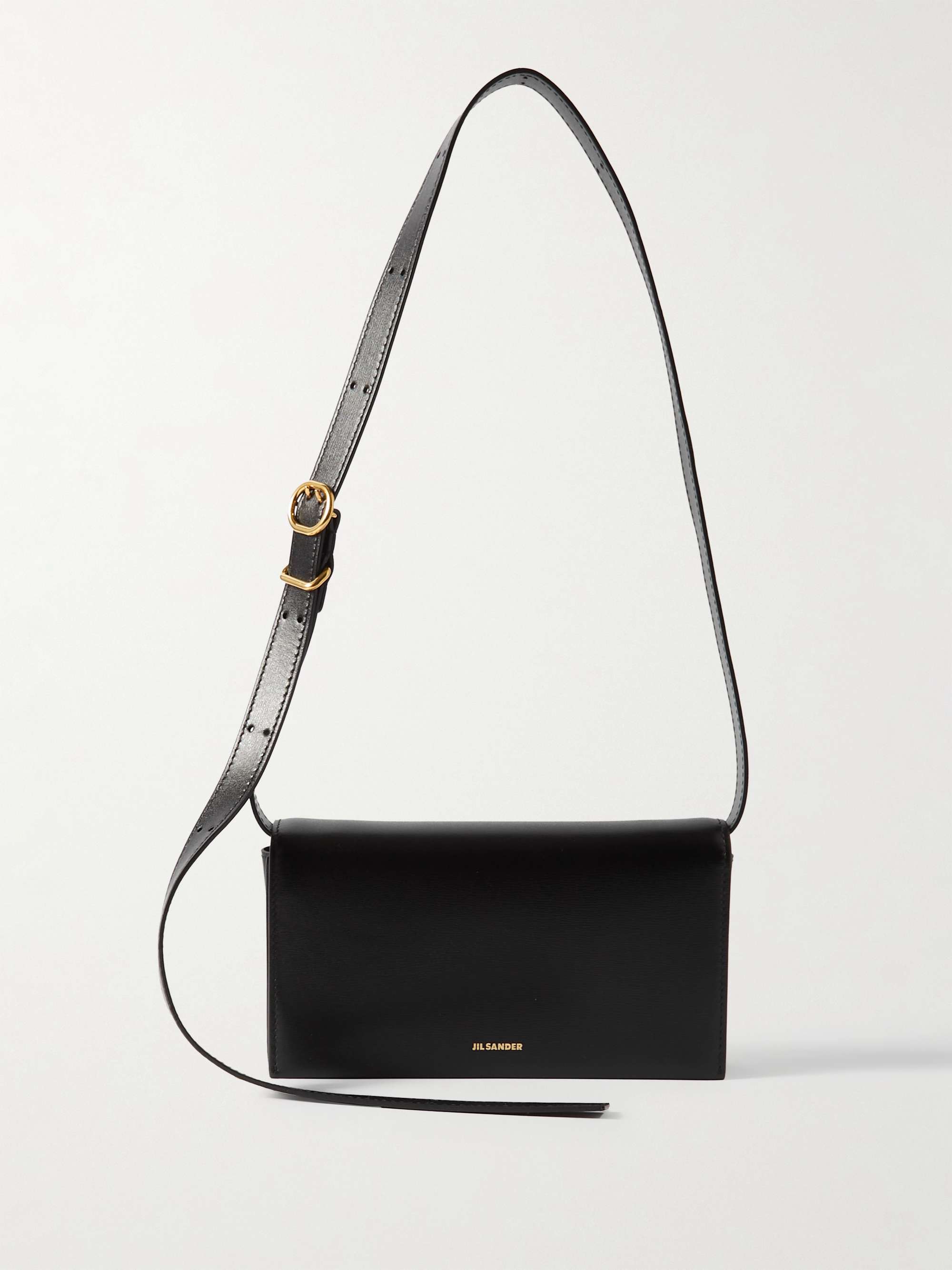 JIL SANDER All Day textured leather shoulder bag NET A PORTER