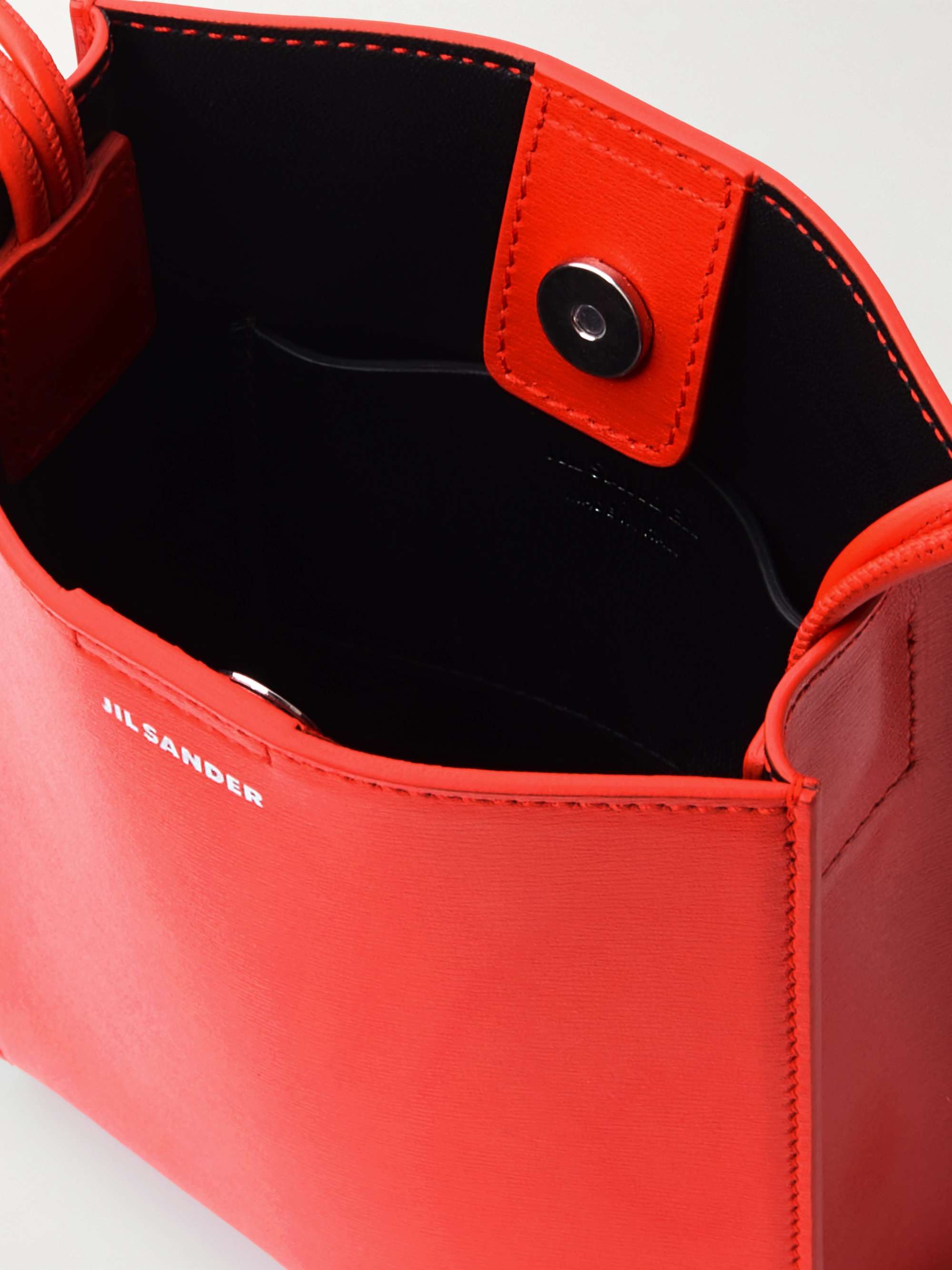 JIL SANDER Tangle small leather shoulder bag | NET-A-PORTER JIL SANDER Tangle small leather shoulder bag | NET-A-PORTER
