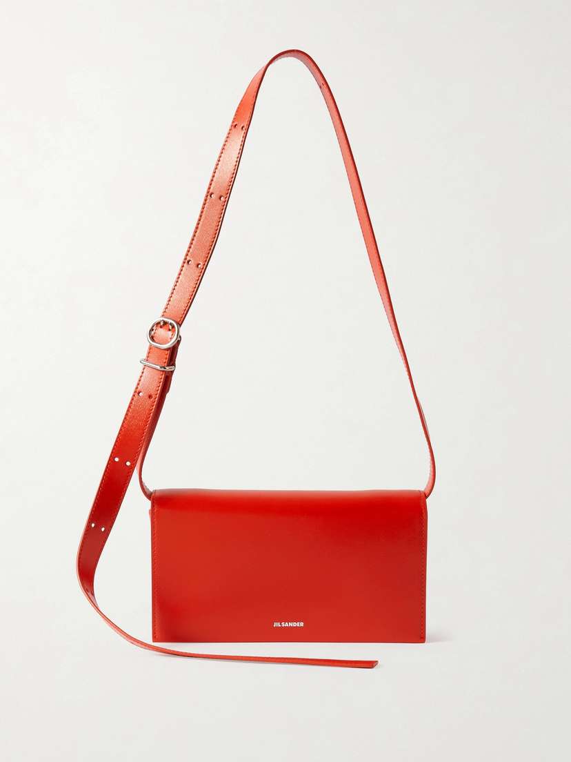 Jil Sander All-day Textured-leather Shoulder Bag
