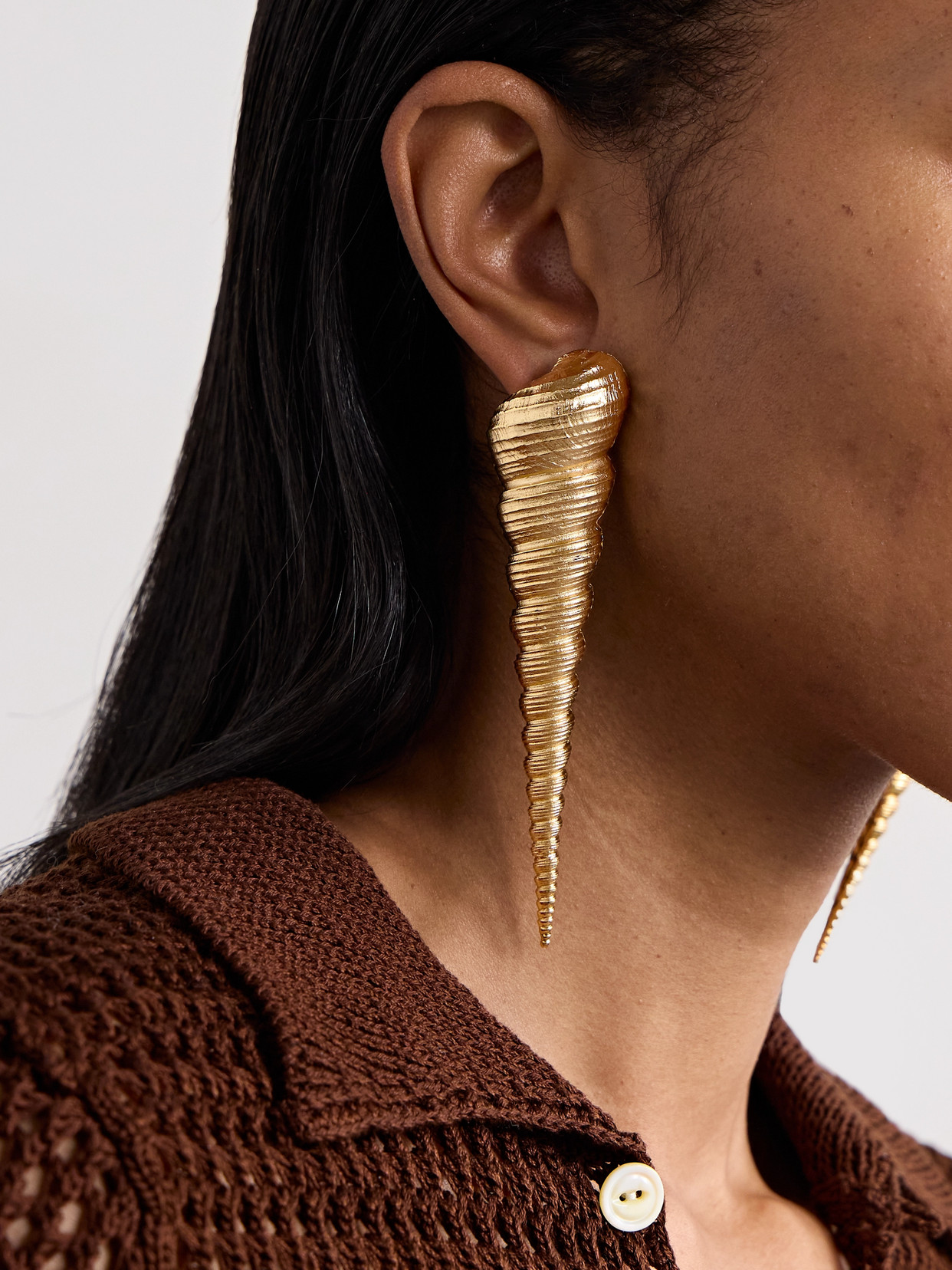 Jennifer Behr Bronte Gold-plated Earrings In Gold