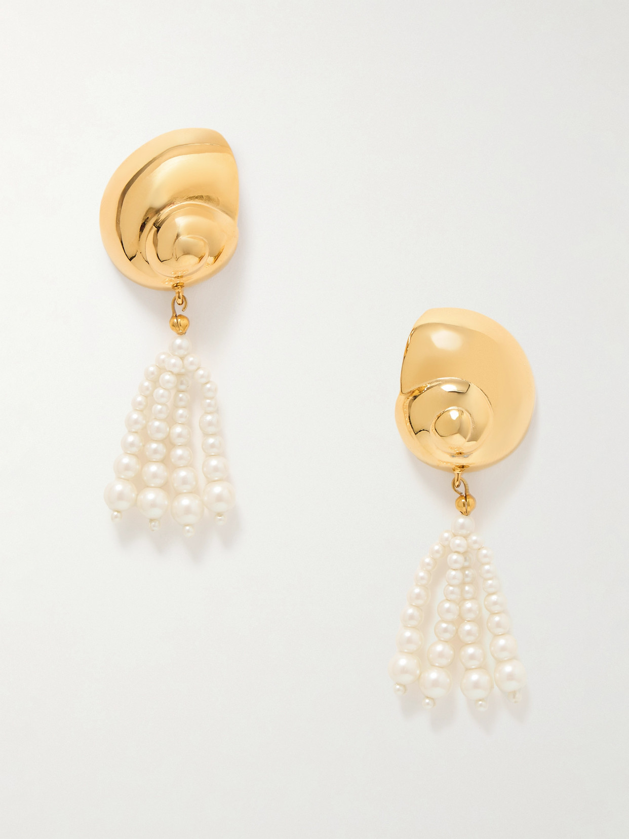 Jennifer Behr Morwenna Gold-tone Faux Pearl Earrings In Neutral