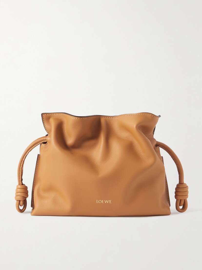 Loewe Flamenco Mini Leather Clutch