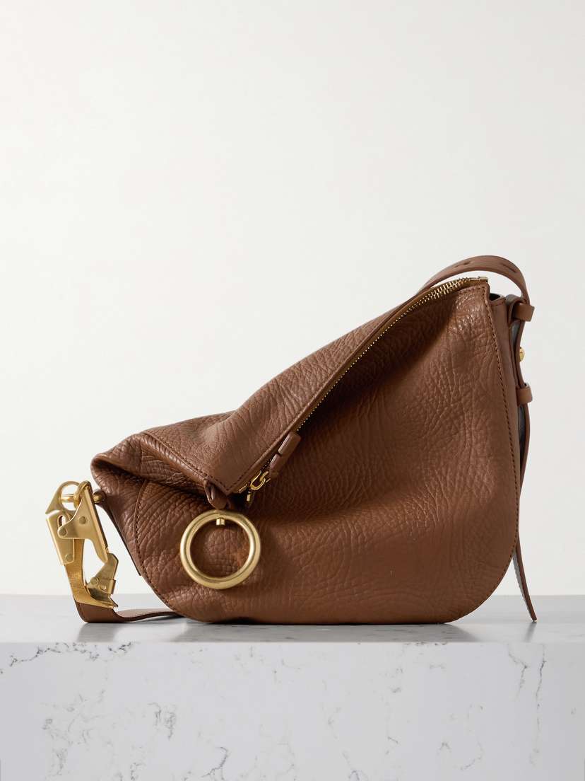 Burberry Textured-leather Shoulder Bag
