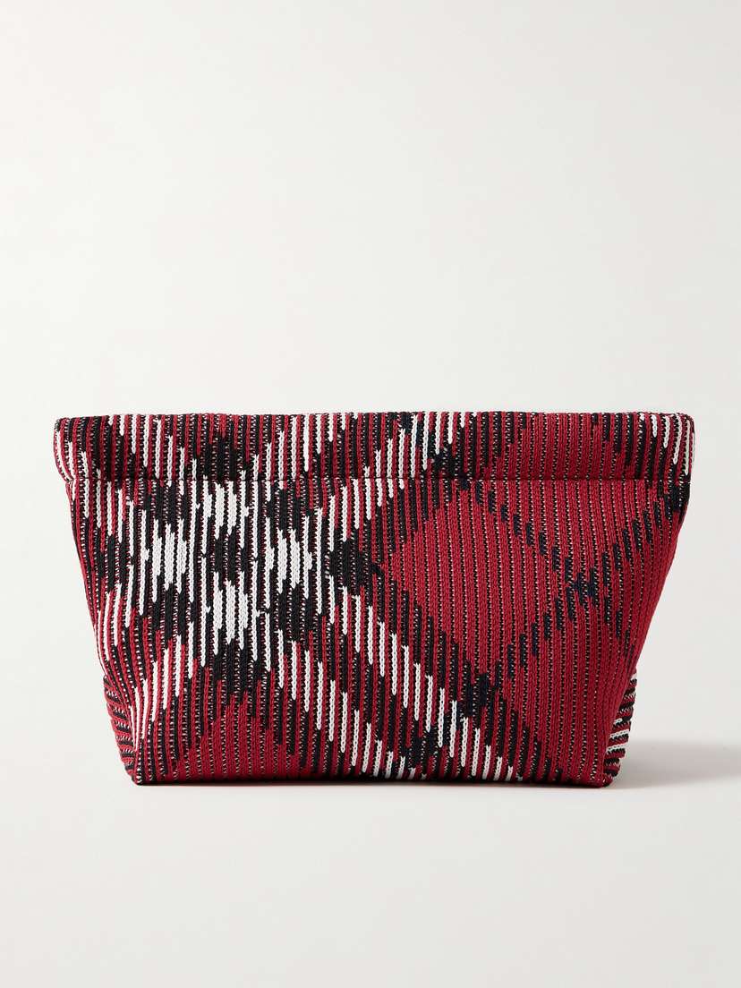 Burberry Jacquard-knit Clutch