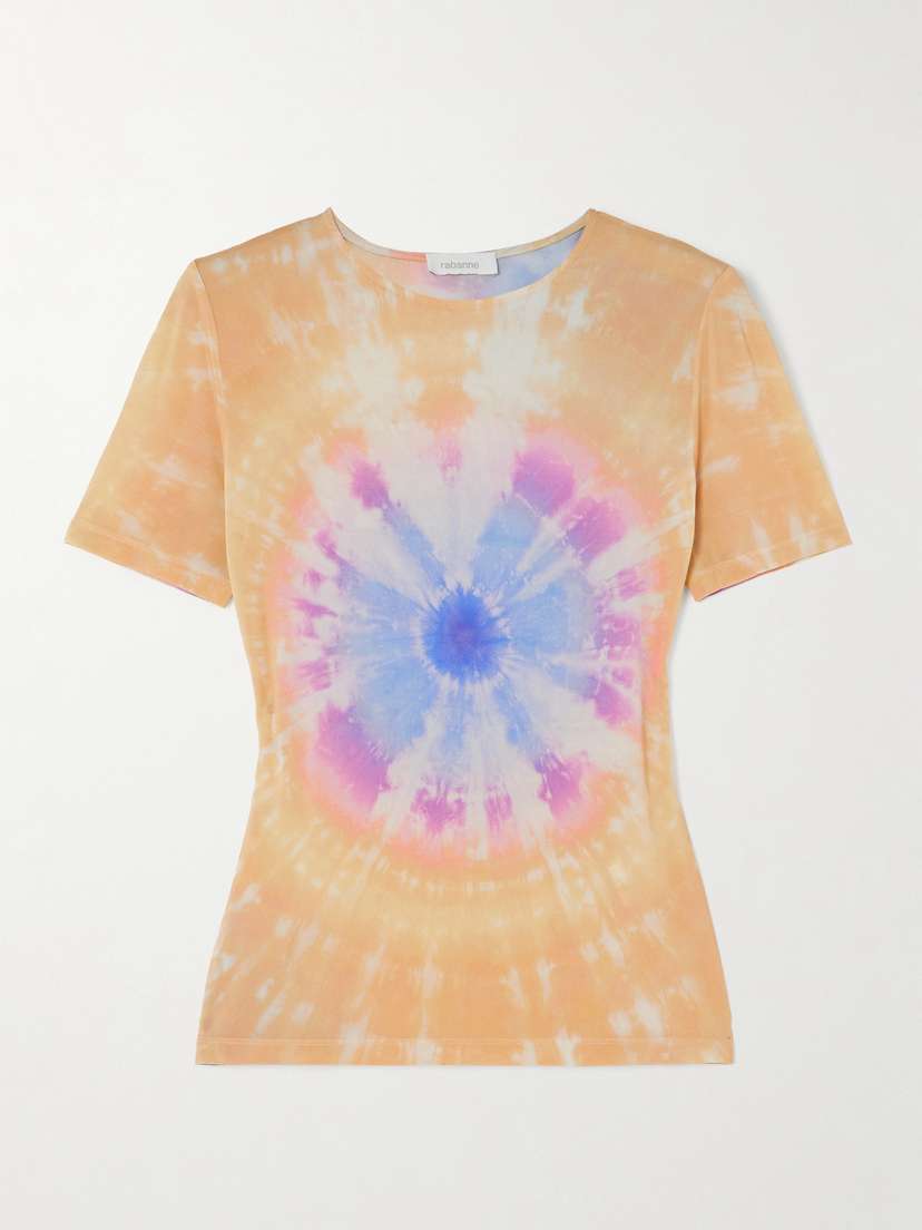 Rabanne Second Skin Tie-dyed Stretch-jersey T-shirt