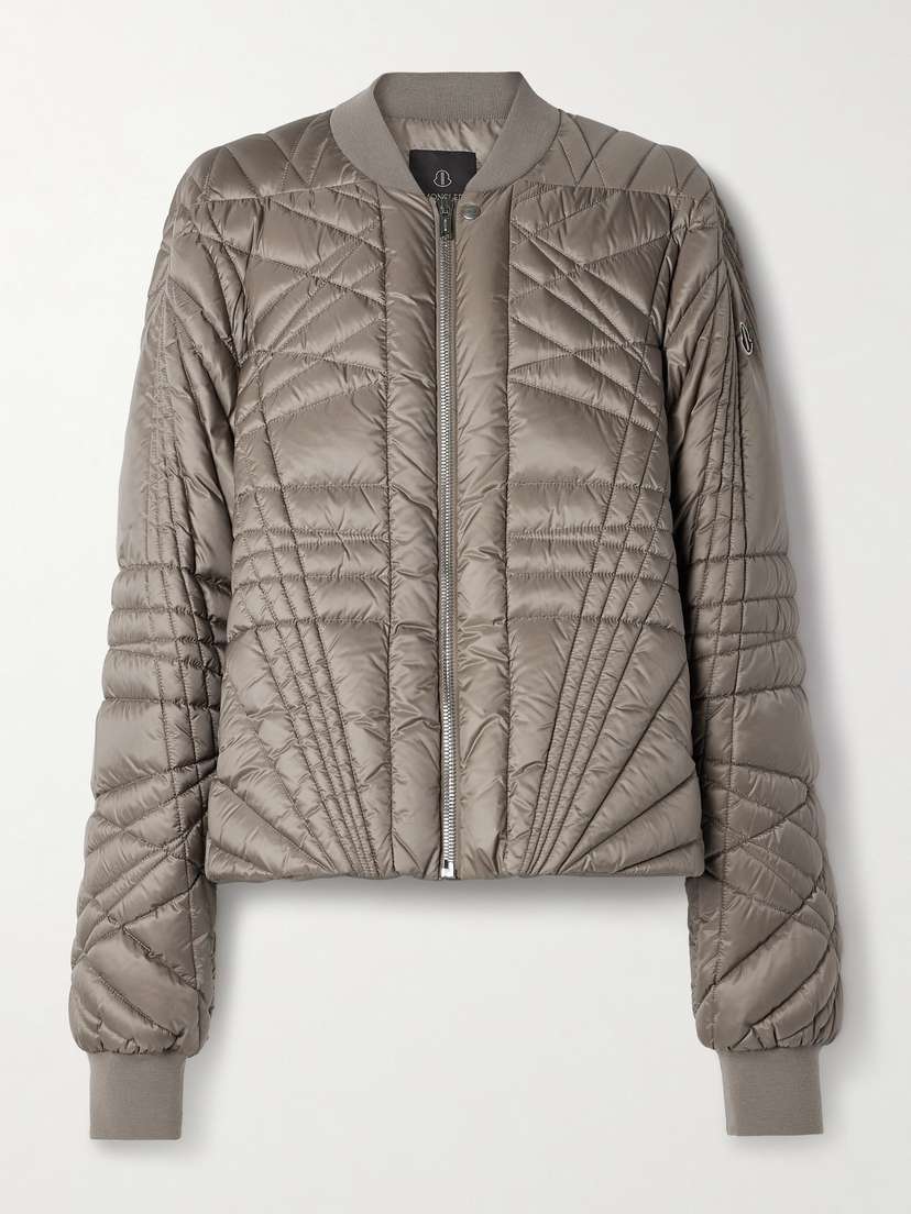 Rick Owens + Moncler Megapenta Quilted Shell Down Jacket