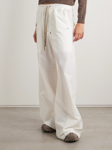 Rick Owens Belas cotton-blend poplin wide-leg pants
