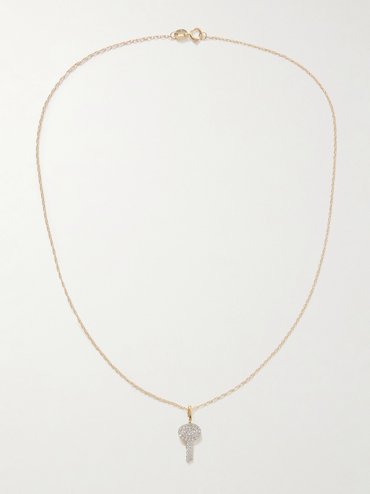 STONE AND STRAND SWEET HOME 14-KARAT GOLD DIAMOND NECKLACE
