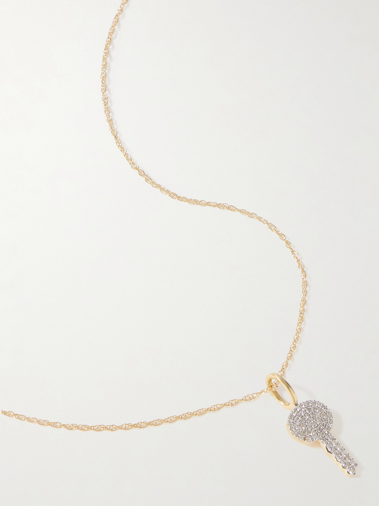 Stone And Strand Sweet Home 14-karat Gold Diamond Necklace
