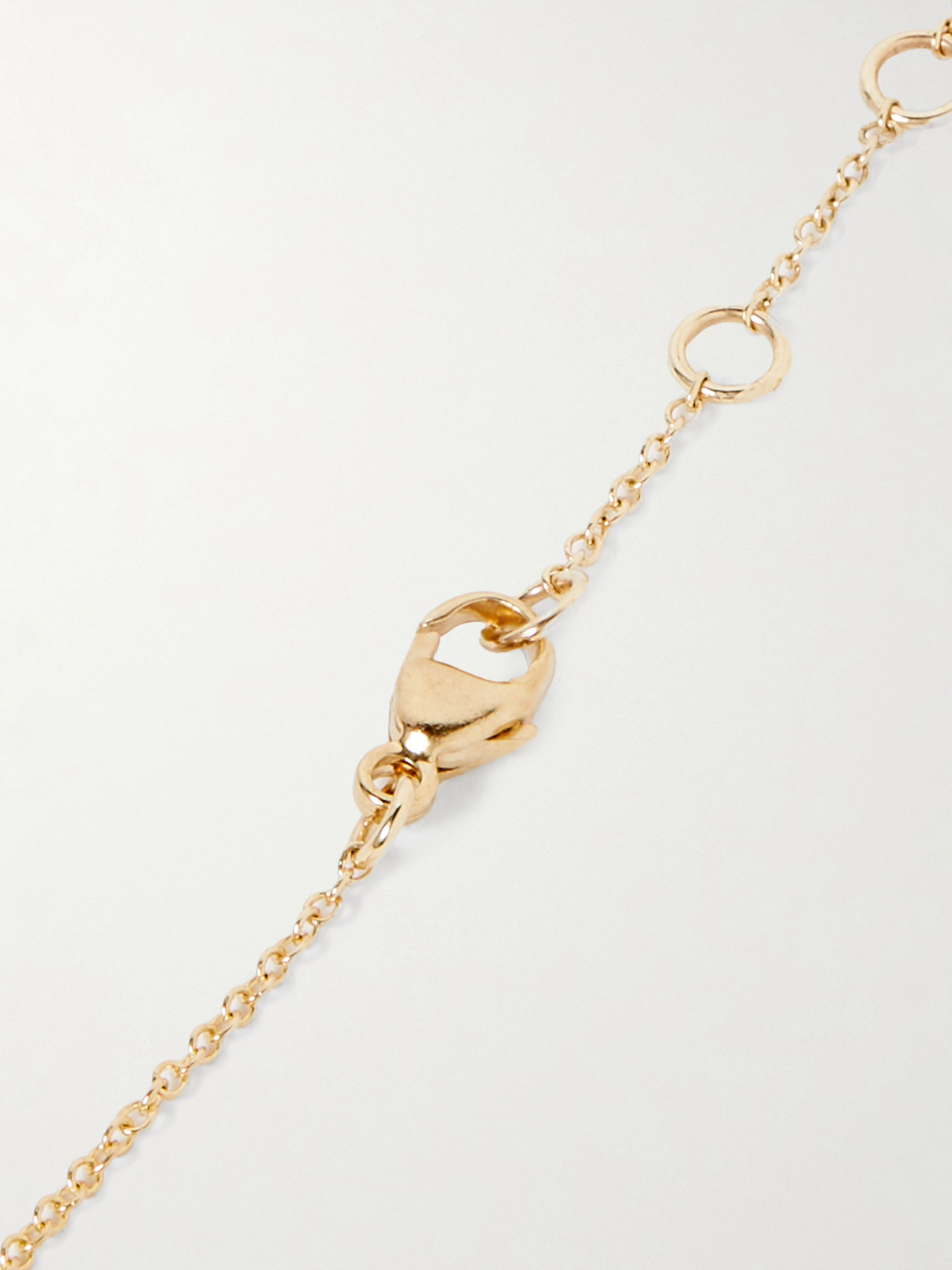 Stone And Strand Teeny Marquee 10-karat Gold Diamond Bracelet In Gold