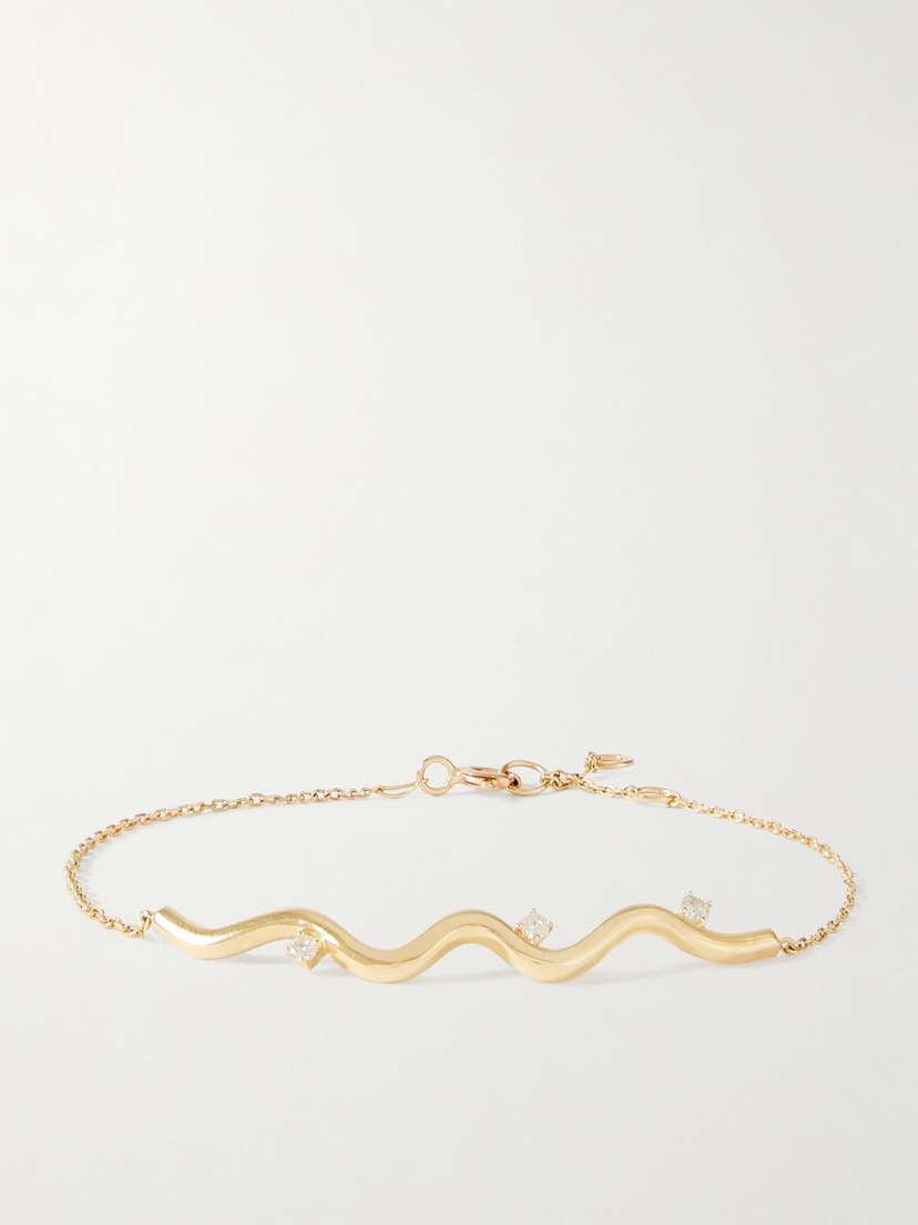 STONE AND STRAND Harbor Lights 10-karat Gold Diamond Bracelet