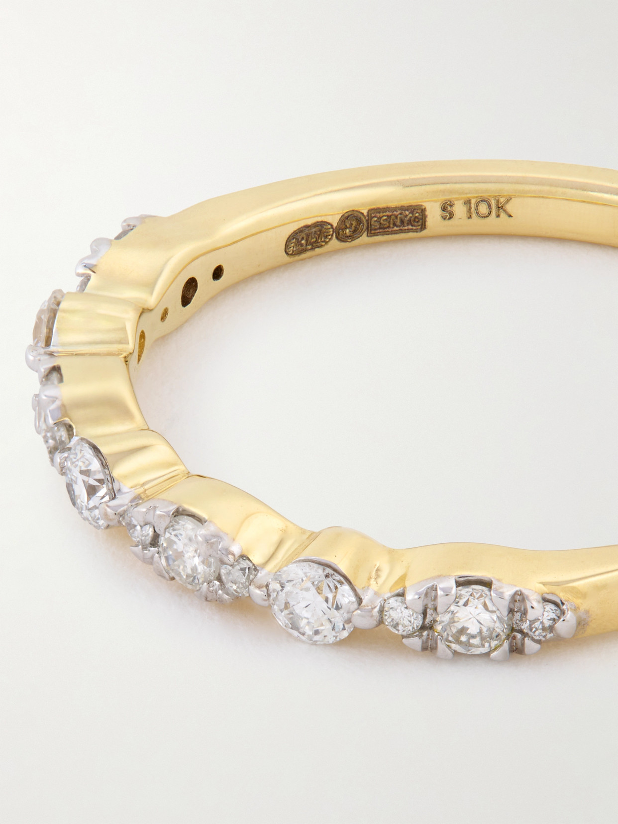 Stone And Strand Muse 10-karat Gold Diamond Ring In Gold