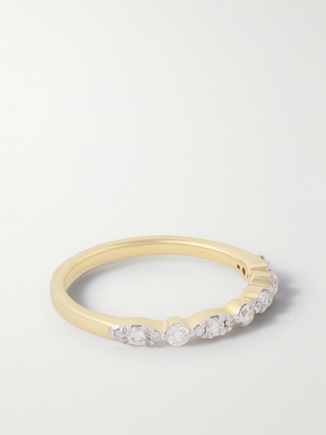 Stone And Strand Muse 10-karat Gold Diamond Ring