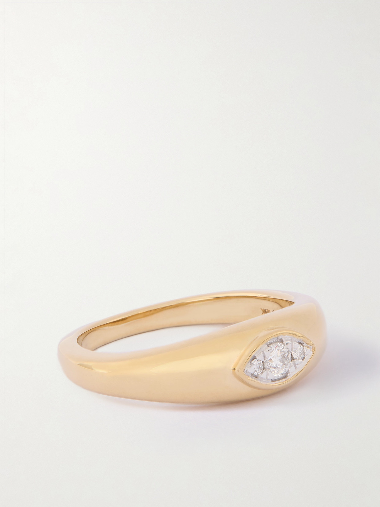 Stone And Strand Muse Dome 10-karat Gold Diamond Ring