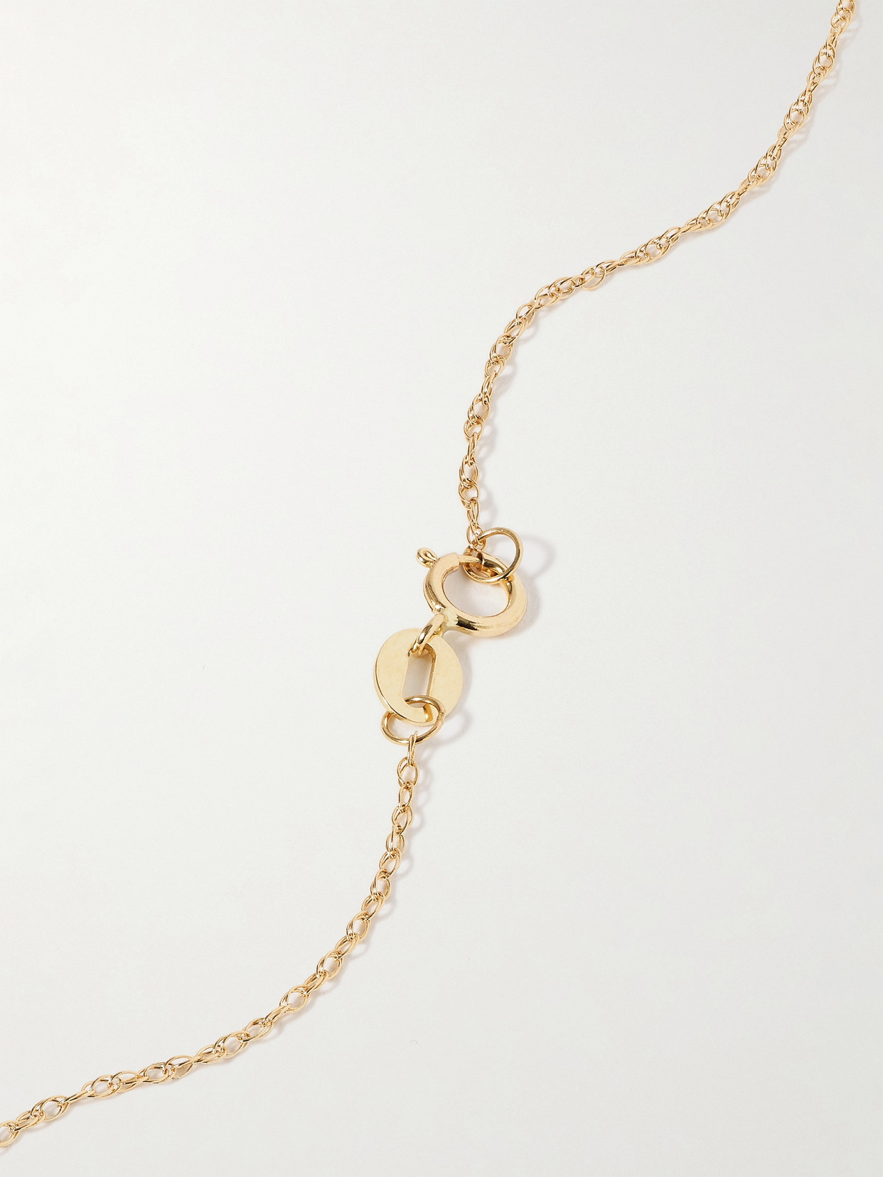 STONE AND STRAND 14-KARAT GOLD DIAMOND NECKLACE