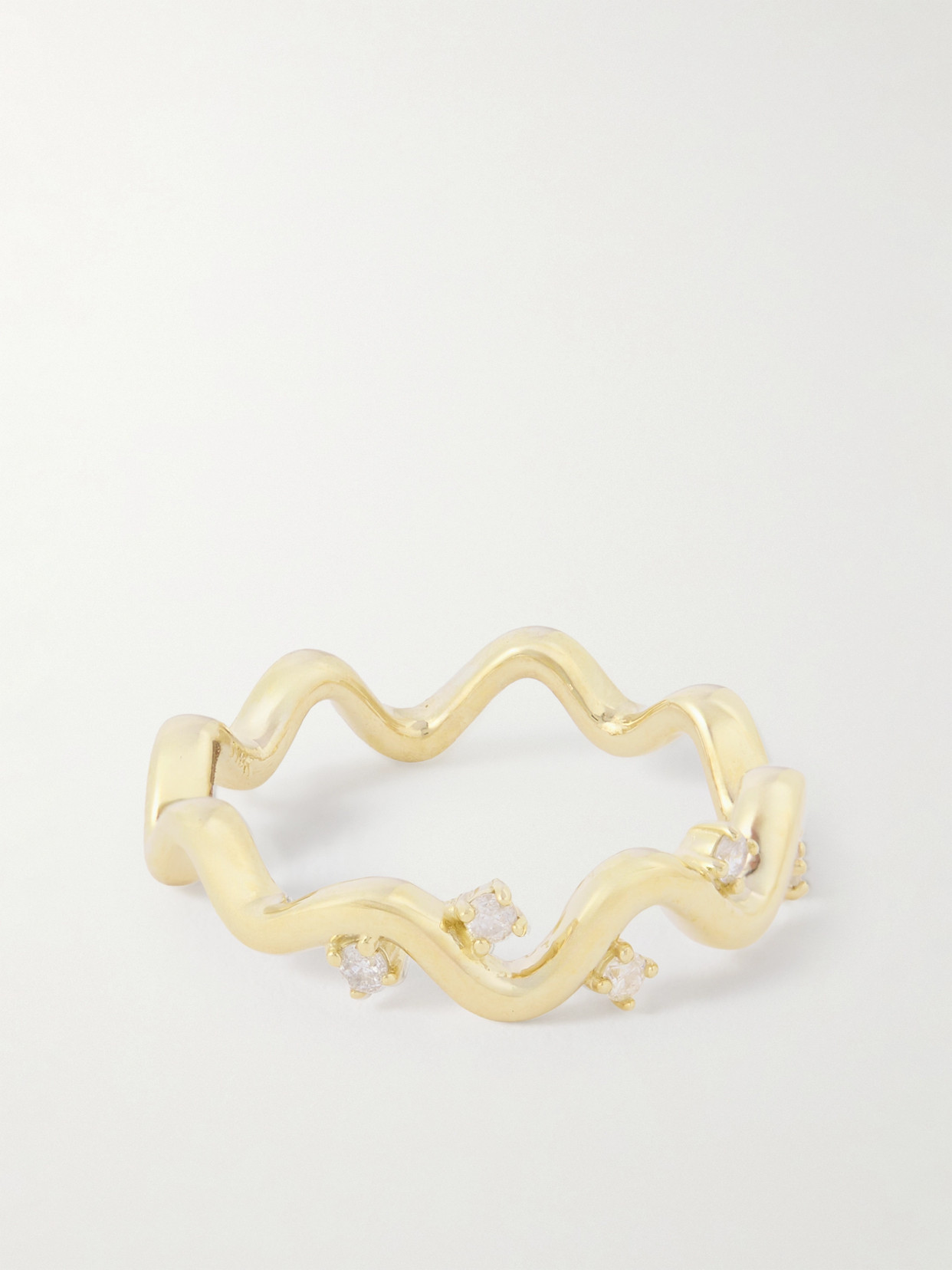 Stone And Strand Harbor Lights 10-karat Gold Diamond Ring