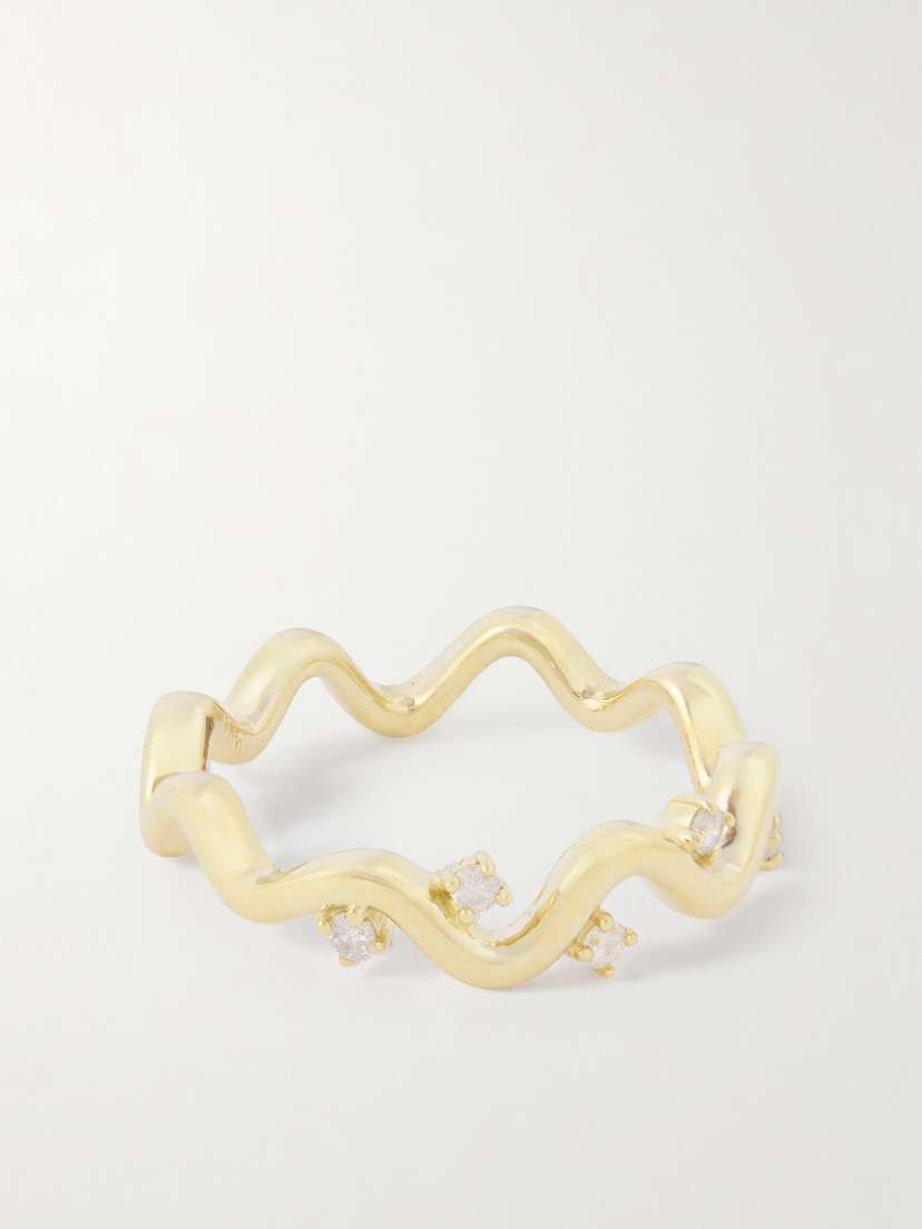 STONE AND STRAND Harbor Lights 10-karat Gold Diamond Ring