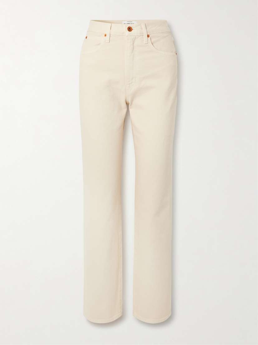SLVRLAKE London High-rise Straight-leg Organic Jeans