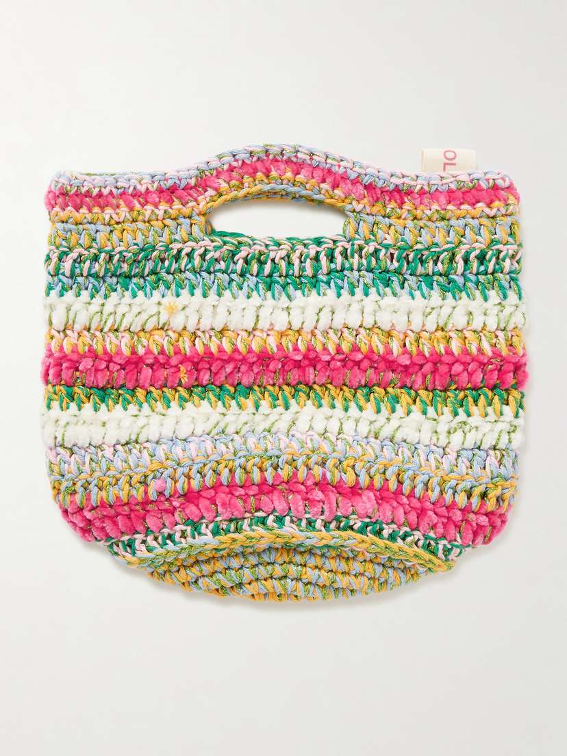 ULTRAVIOLHAT Riviera Crocheted Cotton Tote