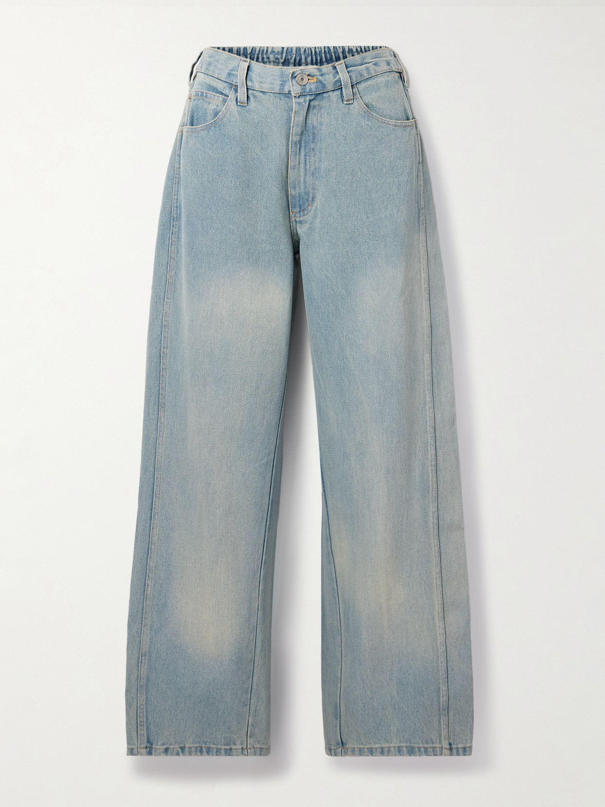 Sea Elena High-rise Wide-leg Jeans In Blue