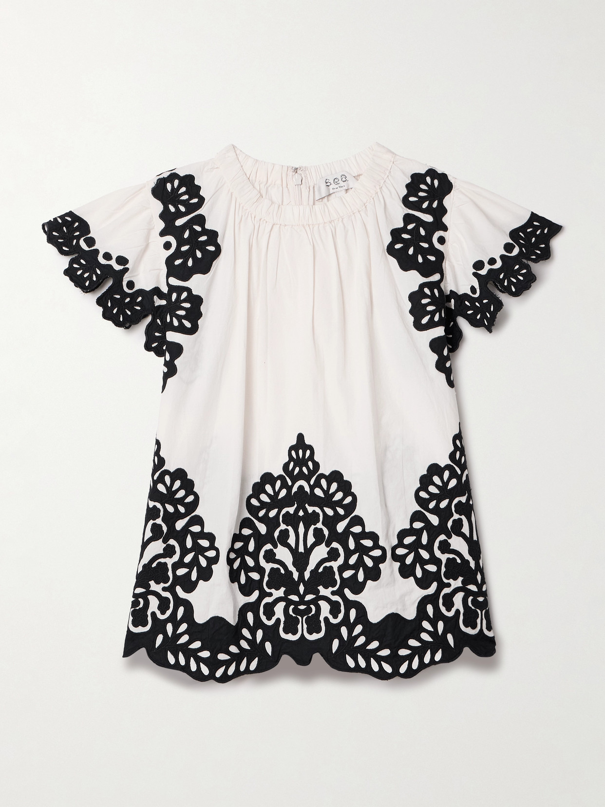 Sea - Laila Appliquéd Cotton Top - Multi