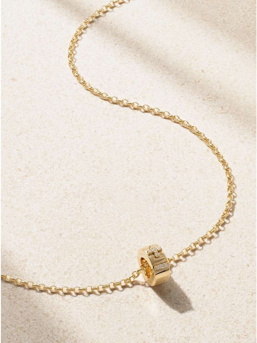 Foundrae Ever Growing Vivacity 18-karat Gold Diamond Necklace