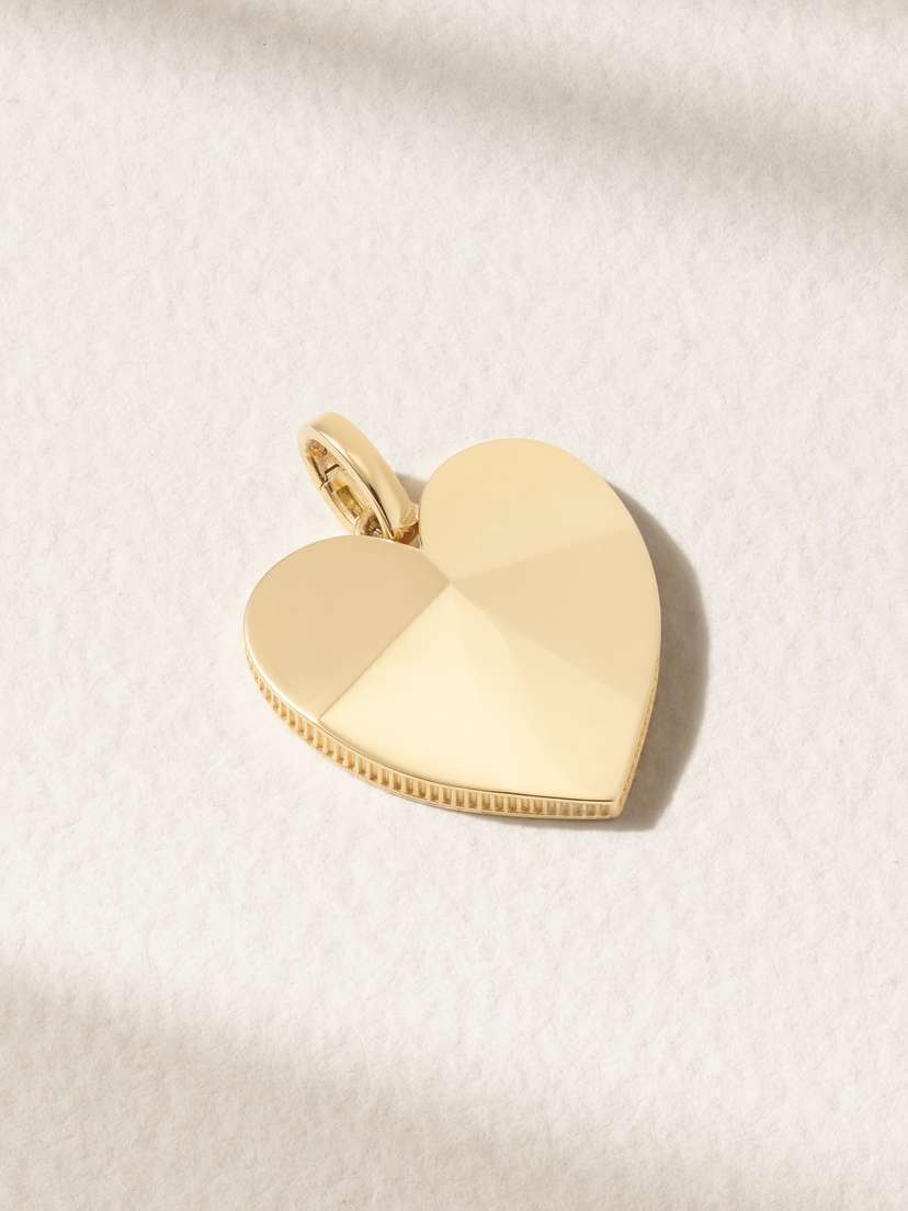 Foundrae Facets Of Love 18-karat Gold Diamond Pendant