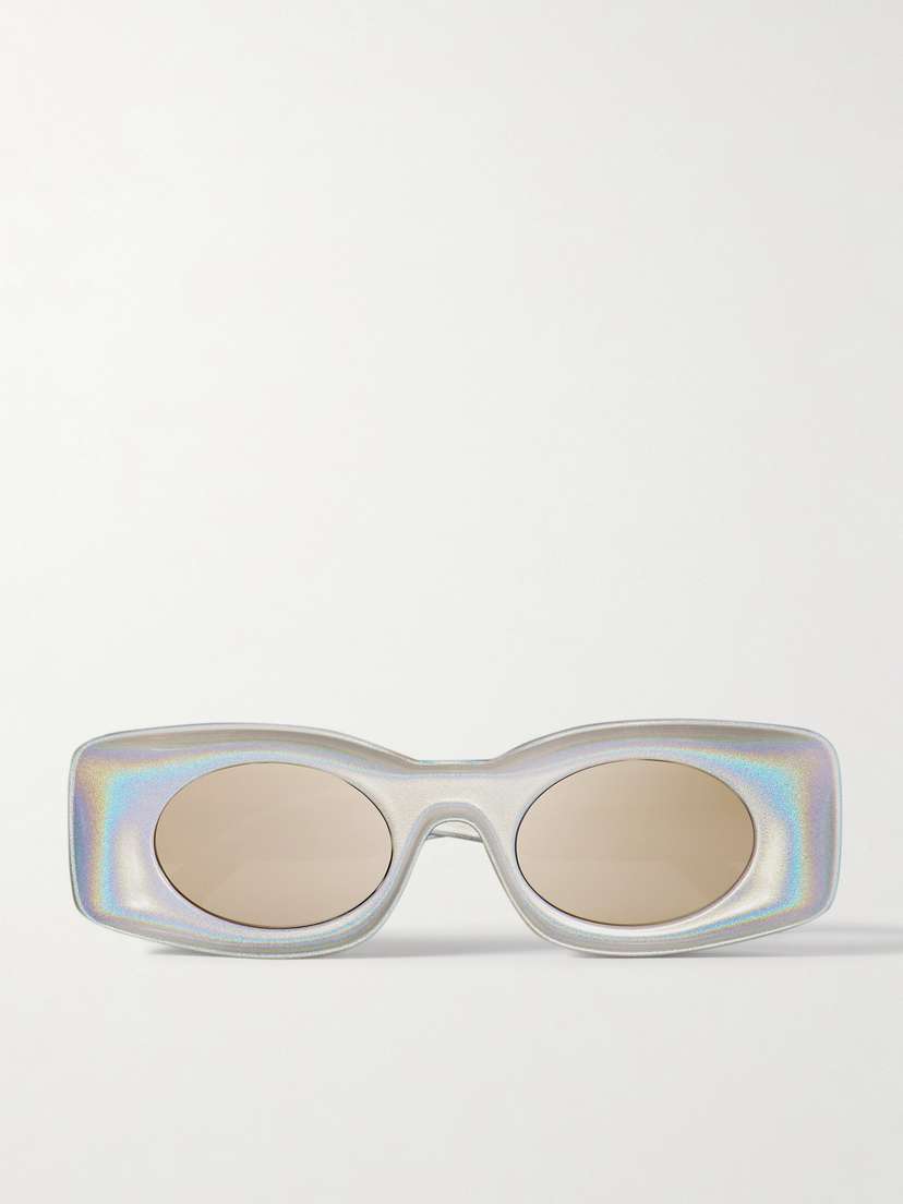 Loewe + Paula's Ibiza Rectangle-frame Acetate Sunglasses