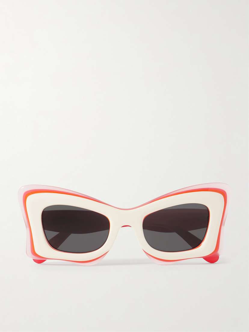 Loewe Layered Cat-eye Acetate Sunglasses