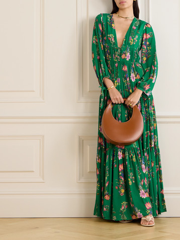 Borgo de Nor Freya floral-print jersey maxi dress