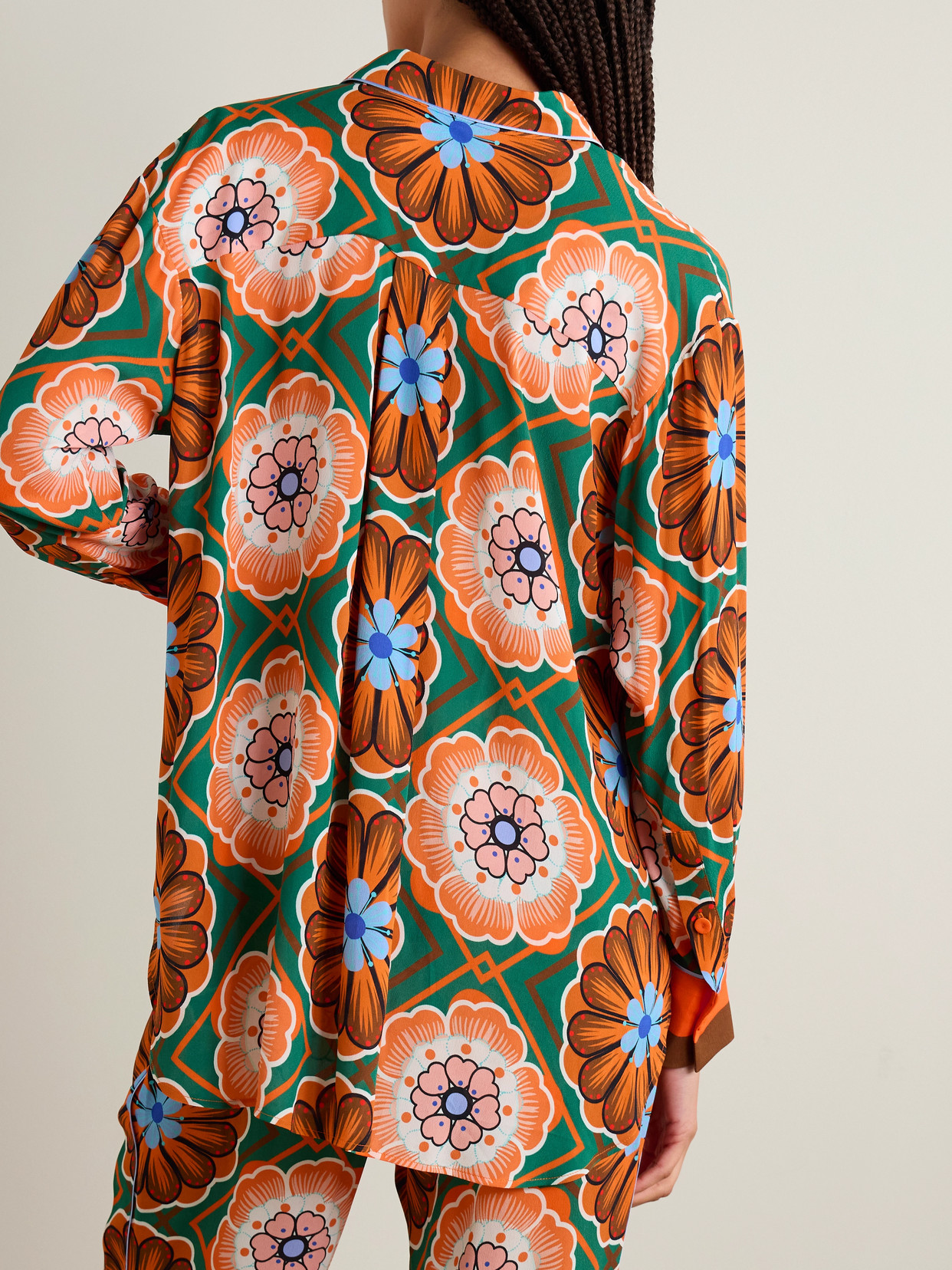 Nova Printed Crepe Shirt